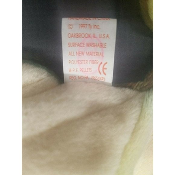  BEANIE BABY RAINBOW the Chameleon 1997 will come w/hang tag protector - Picture 8 of 8